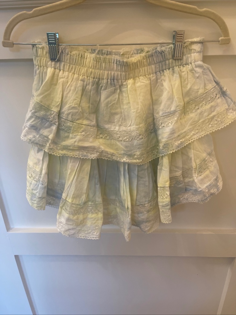 Love Shack Fancy ruffle skirt